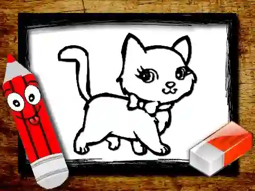 Back to School: Animals Coloring Book – kostenloses Online-Spiel