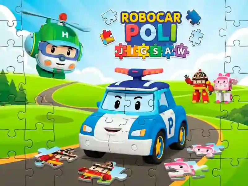 Robocar Poli Jigsaw – kostenloses Online-Spiel