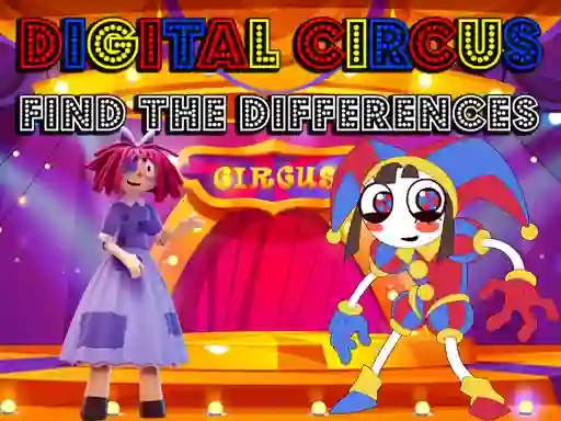 Digital Circus Find The Differences – kostenloses Online-Spiel