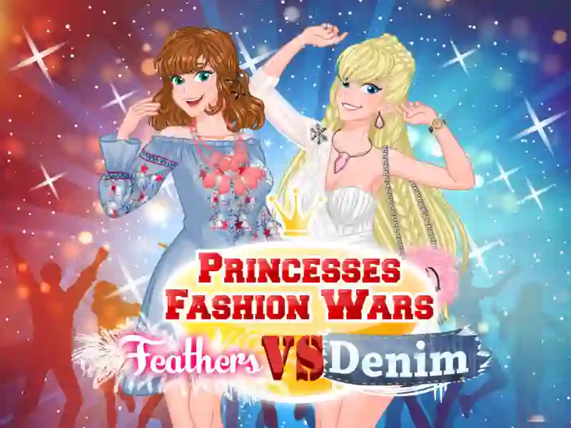 Princesses Fashion Wars Feathers VS Denim – kostenloses Online-Spiel