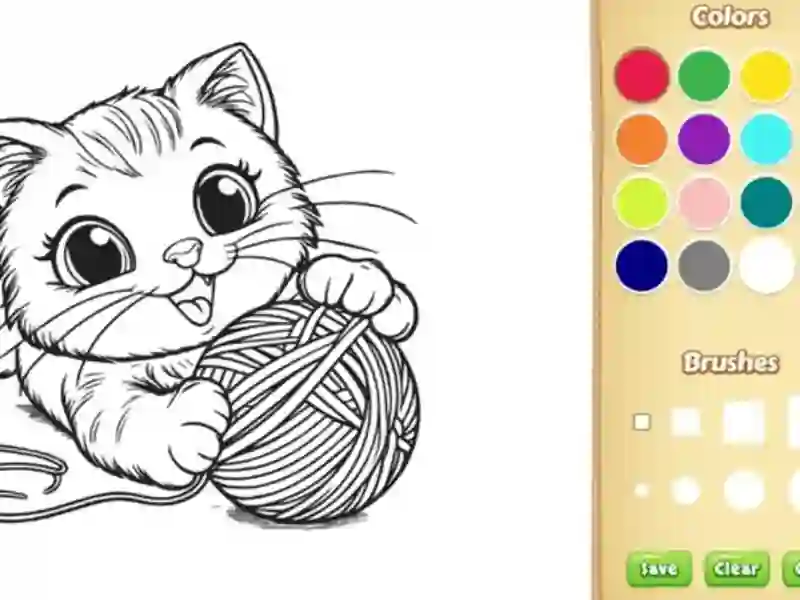 Cat Coloring Book – kostenloses Online-Spiel