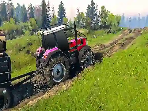 Real Chain Tractor Towing Train Simulator – kostenloses Online-Spiel