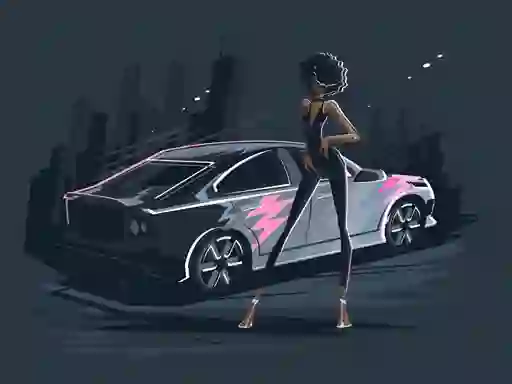 Old and New Cars Coloring – kostenloses Online-Spiel