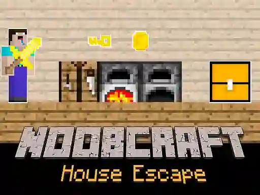 Noobcraft House Escape – kostenloses Online-Spiel