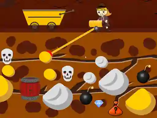 Lady Gold Miner – kostenloses Online-Spiel