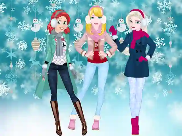 Princesses Winter Spree – kostenloses Online-Spiel