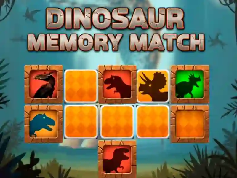 Dinosaur Memory Match – kostenloses Online-Spiel