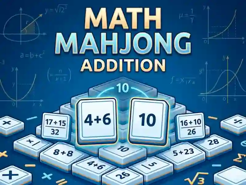 Math Mahjong Addition – kostenloses Online-Spiel
