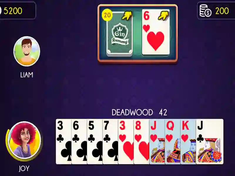 Gin Rummy – kostenloses Online-Spiel