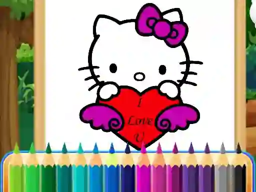Coloring Kitty – kostenloses Online-Spiel