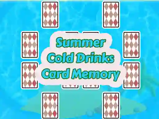 Summer Cold Drinks Card Memory – kostenloses Online-Spiel