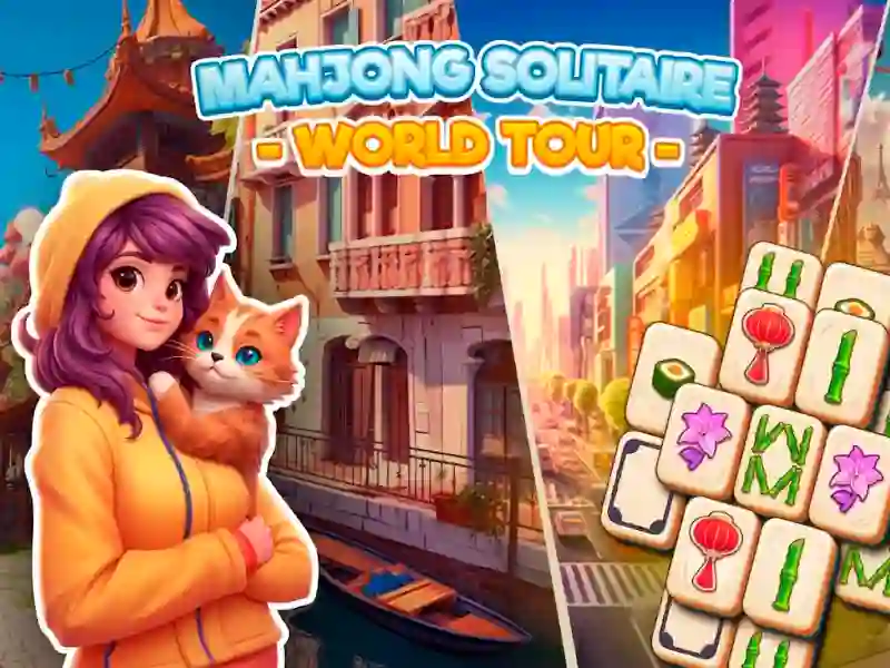 Mahjong Solitaire: World Tour – kostenloses Online-Spiel