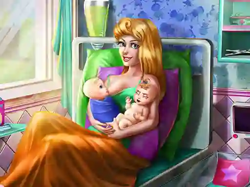 Sleepy Princess Twins Birth – kostenloses Online-Spiel