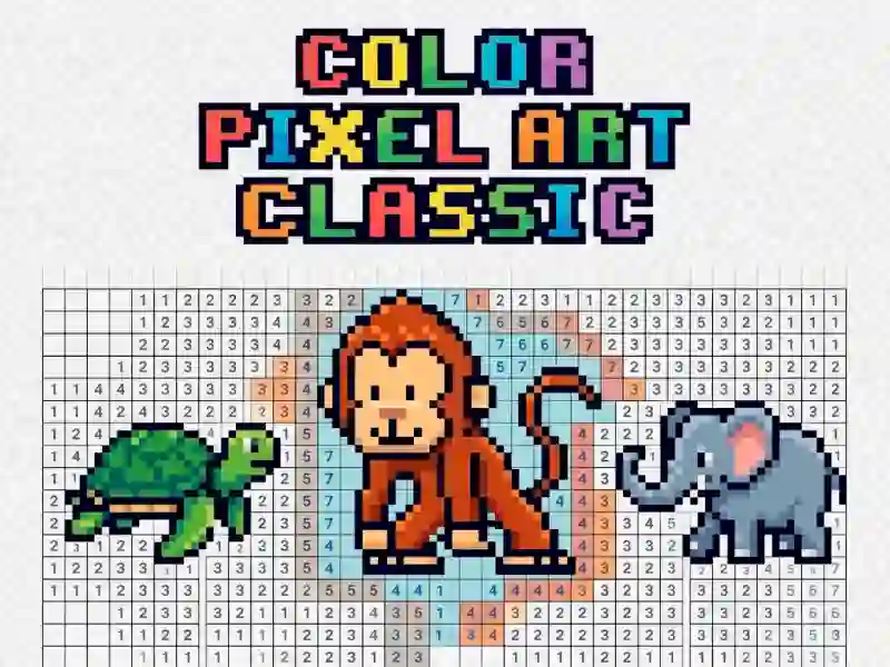 Color Pixel Art Classic – kostenloses Online-Spiel