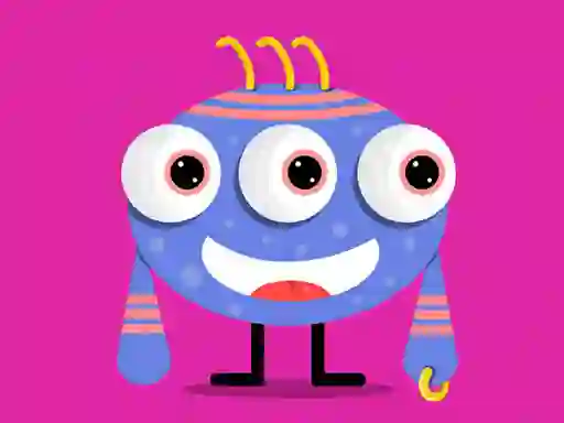 Cute Little Monsters Memory – kostenloses Online-Spiel