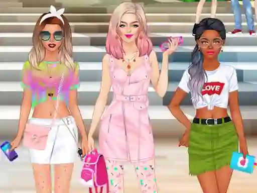 College Girls Team Fashion Makeover – kostenloses Online-Spiel