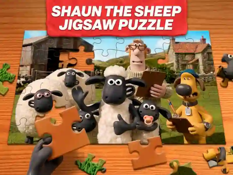 Shaun the Sheep Jigsaw Puzzle – kostenloses Online-Spiel