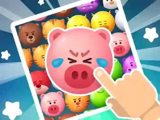 Crazy Zoo Swipe Match 3 Puzzle – kostenloses Online-Spiel