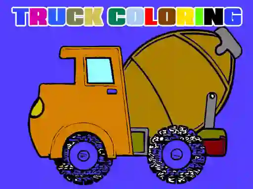Trucks Coloring Book – kostenloses Online-Spiel