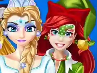 Christmas Face Painting – kostenloses Online-Spiel
