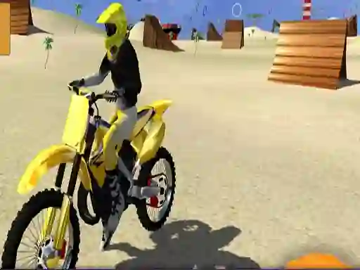 Motor Cycle Beach Stunt – kostenloses Online-Spiel