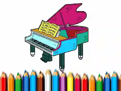 Back To School: Piano Coloring Book – kostenloses Online-Spiel