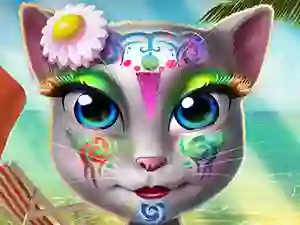 Kitty Beach Makeup – kostenloses Online-Spiel