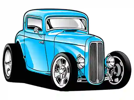 Hot Rod Coloring – kostenloses Online-Spiel