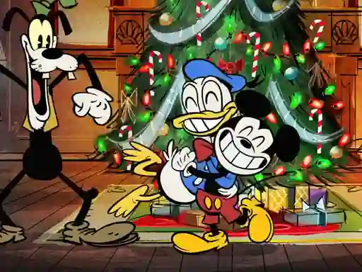 Preparing Mickey For Christmas Match 3 – kostenloses Online-Spiel