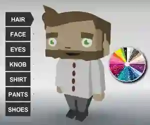 Coloring Bloxy Boy – kostenloses Online-Spiel