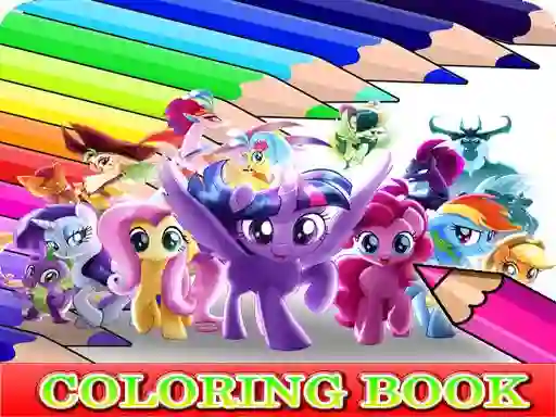 Coloring Book for My Little Pony – kostenloses Online-Spiel