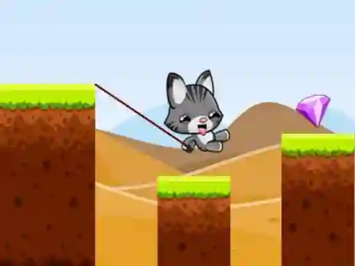Swing Cat Endless Jump – kostenloses Online-Spiel