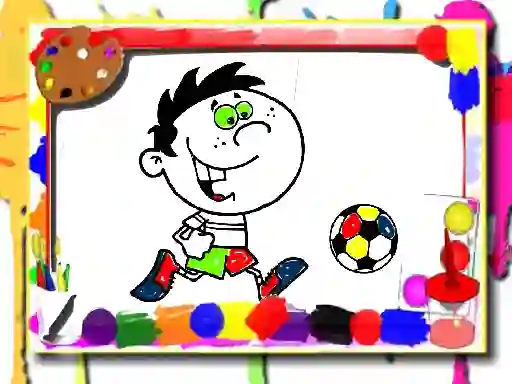 Football Coloring Time – kostenloses Online-Spiel