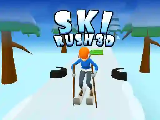 Ski Rush 3d – kostenloses Online-Spiel