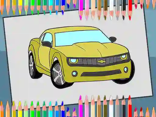 American Cars Coloring Book – kostenloses Online-Spiel