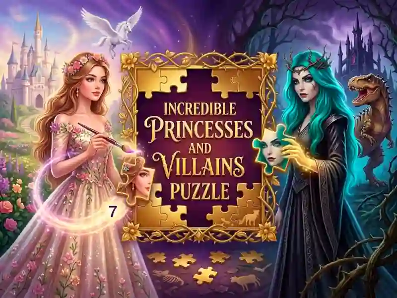 Incredible Princesses and Villains Puzzle – kostenloses Online-Spiel