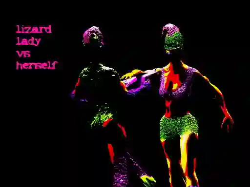 Lizard Lady vs Herself – kostenloses Online-Spiel