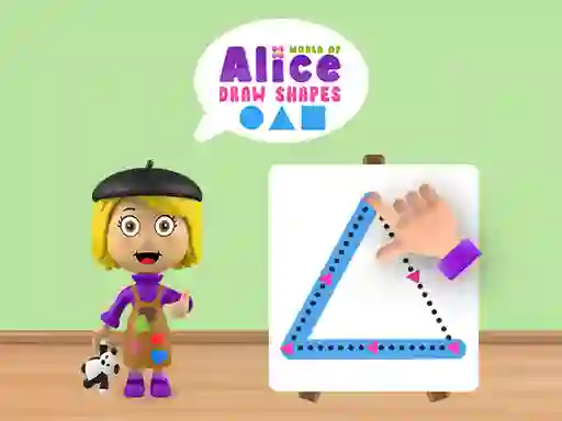 World of Alice Draw Shapes – kostenloses Online-Spiel