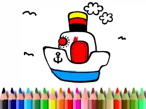 Back to School: Boat Coloring – kostenloses Online-Spiel