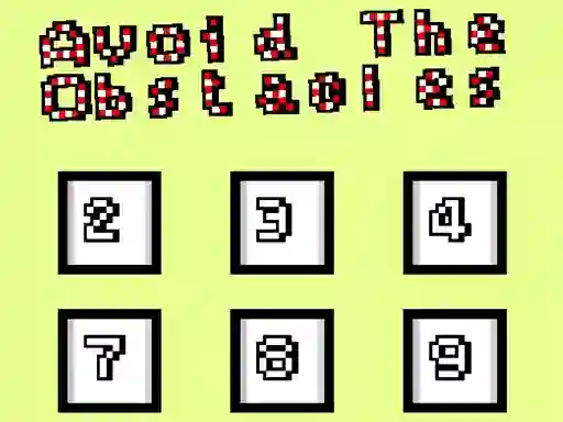 Avoid the obstacles – kostenloses Online-Spiel