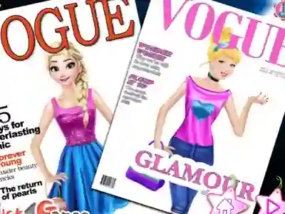 Princesses On Vogue Cover – kostenloses Online-Spiel