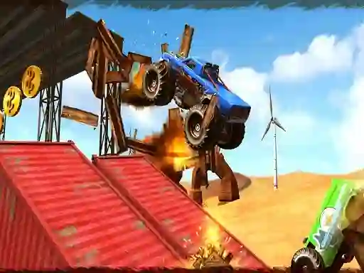 Monster Truck Impossible Track Plane Simulator – kostenloses Online-Spiel