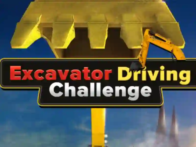 Excavator Driving Challenge – kostenloses Online-Spiel