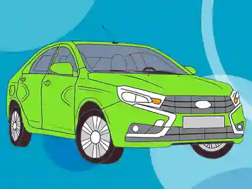 Russian Cars Coloring Book – kostenloses Online-Spiel