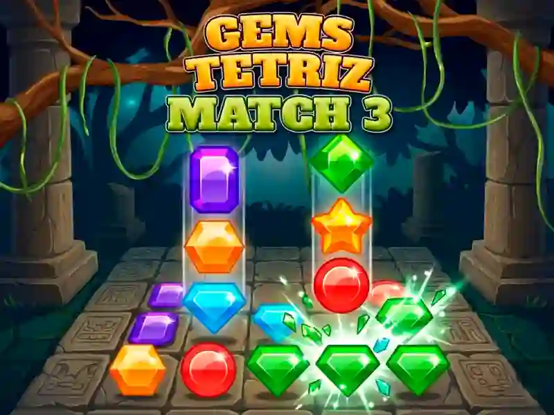 Gems Tetriz Match 3 – kostenloses Online-Spiel