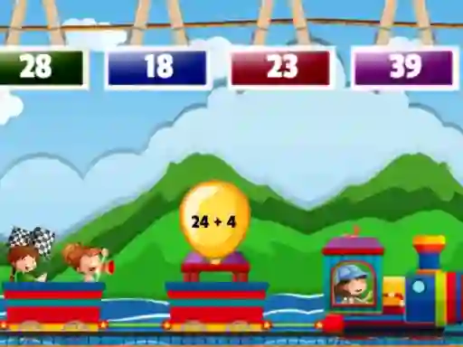 Math Train Addition – kostenloses Online-Spiel