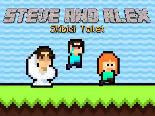 Steve and Alex Skibidi Toilet – kostenloses Online-Spiel
