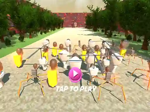 SQUID TOILET 3D – kostenloses Online-Spiel