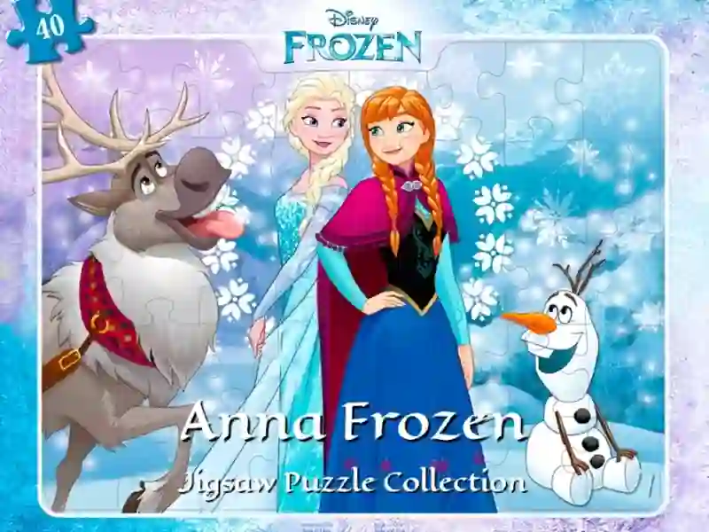 Anna Frozen Jigsaw Puzzle Collection – kostenloses Online-Spiel