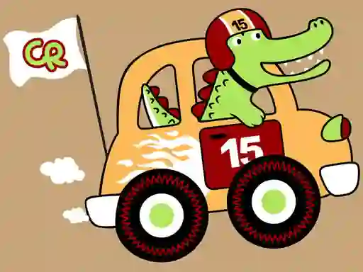Fast Racing Cars Coloring – kostenloses Online-Spiel